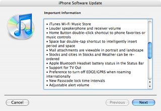 Illustration for article titled iPhone Firmware 1.1.1 Out and Tested: Breaks 3rd-party Apps, Relocks iPhones and Sends Them to Semi-Brick Activation Limbo (Updated with video)